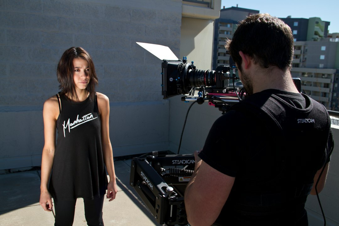 independent filmmaker on set