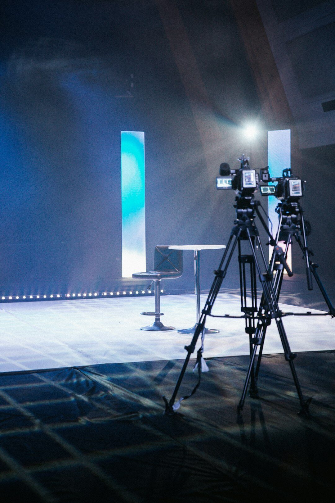 virtual production set