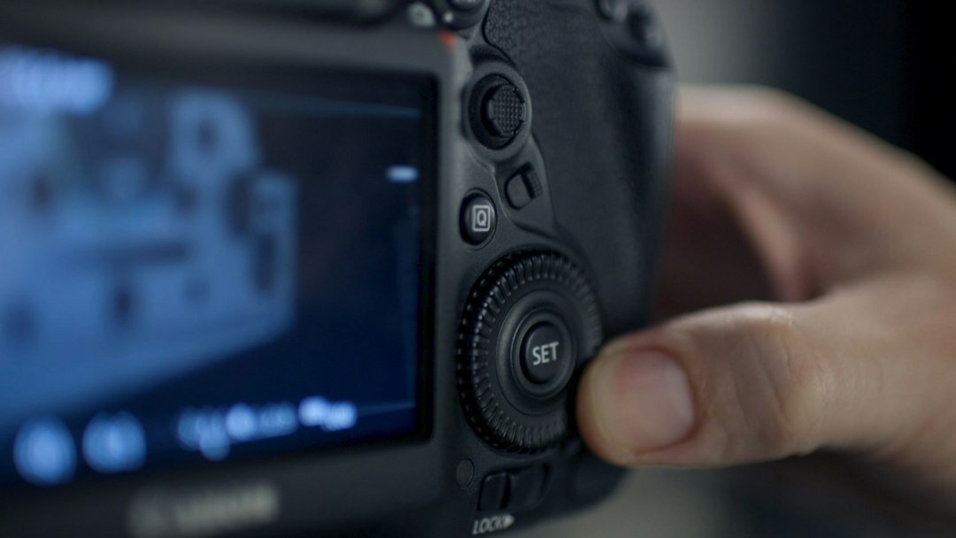 low budget filmmaker shooting scene