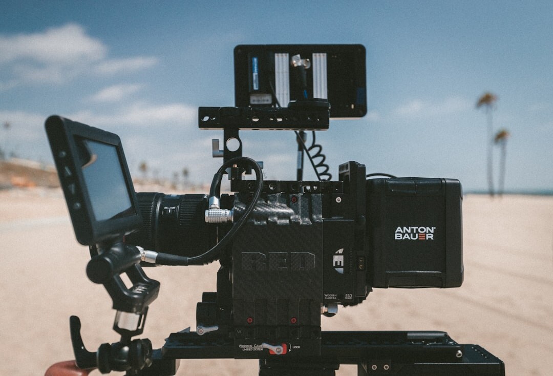 cinema camera on set
