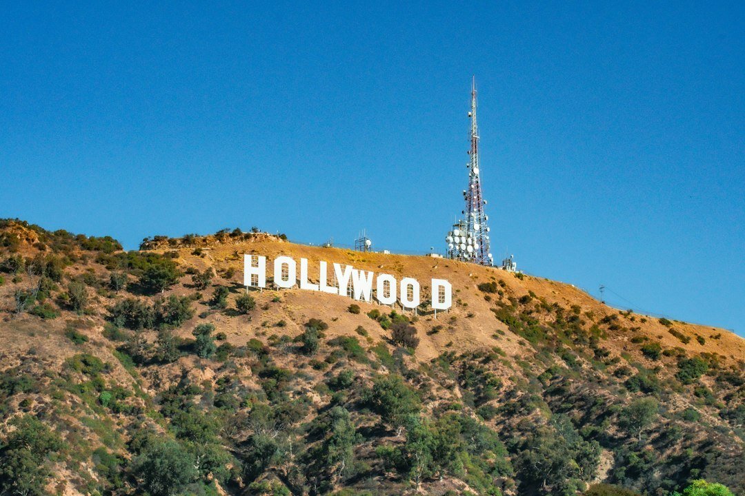 hollywood film set